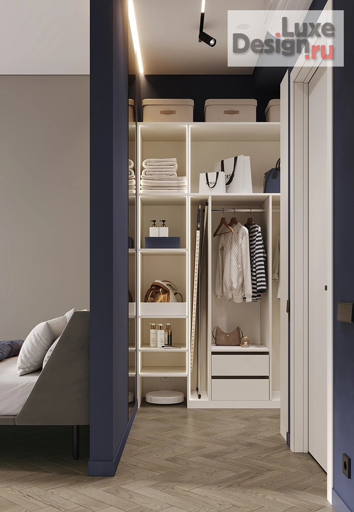 Дизайн интерьера двухкомнатной квартиры "ВДОХ-ВЫДОХ" (фото 11)