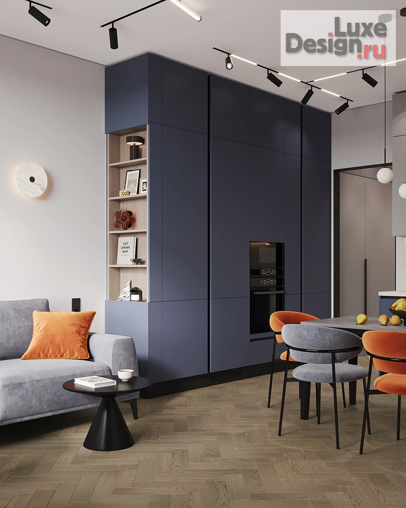 Дизайн интерьера двухкомнатной квартиры "ВДОХ-ВЫДОХ" (фото 14)