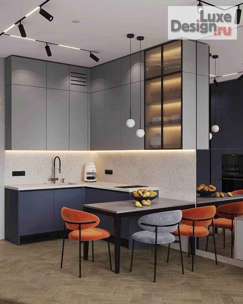 Дизайн интерьера двухкомнатной квартиры "ВДОХ-ВЫДОХ" (фото 16)