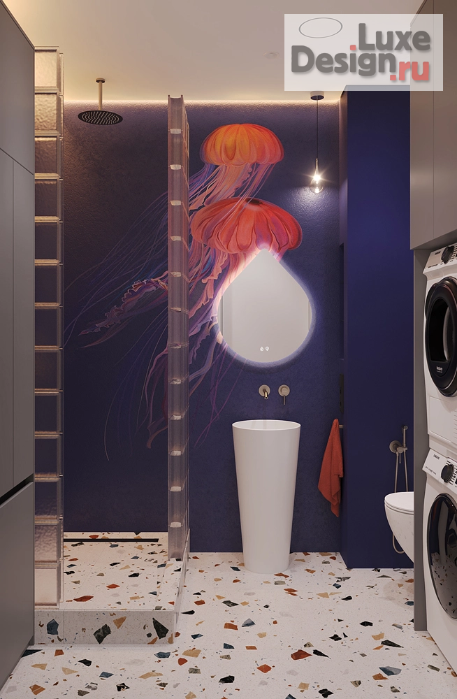 Дизайн интерьера двухкомнатной квартиры "ВДОХ-ВЫДОХ" (фото 17)