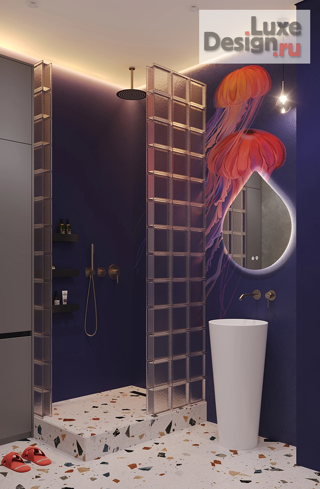 Дизайн интерьера двухкомнатной квартиры "ВДОХ-ВЫДОХ" (фото 19)