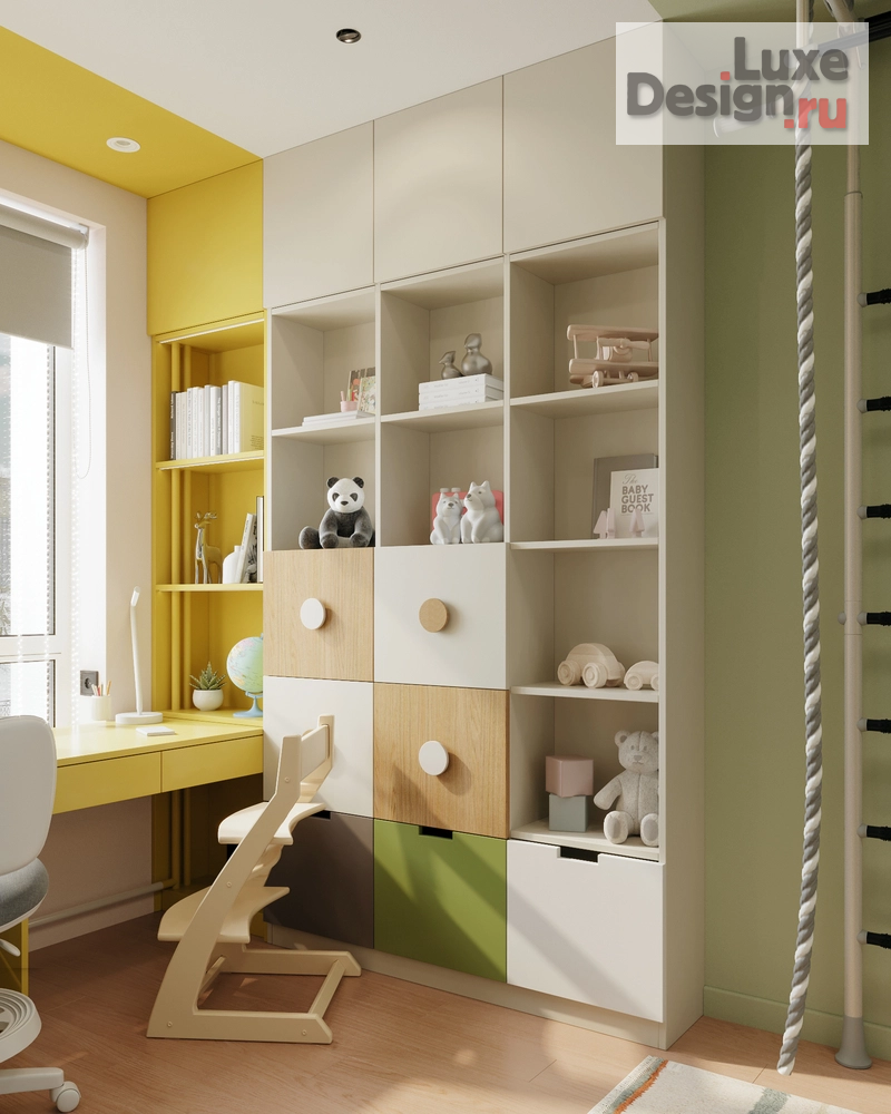 Дизайн интерьера детской "Детская для двух мальчиков" (фото 1)