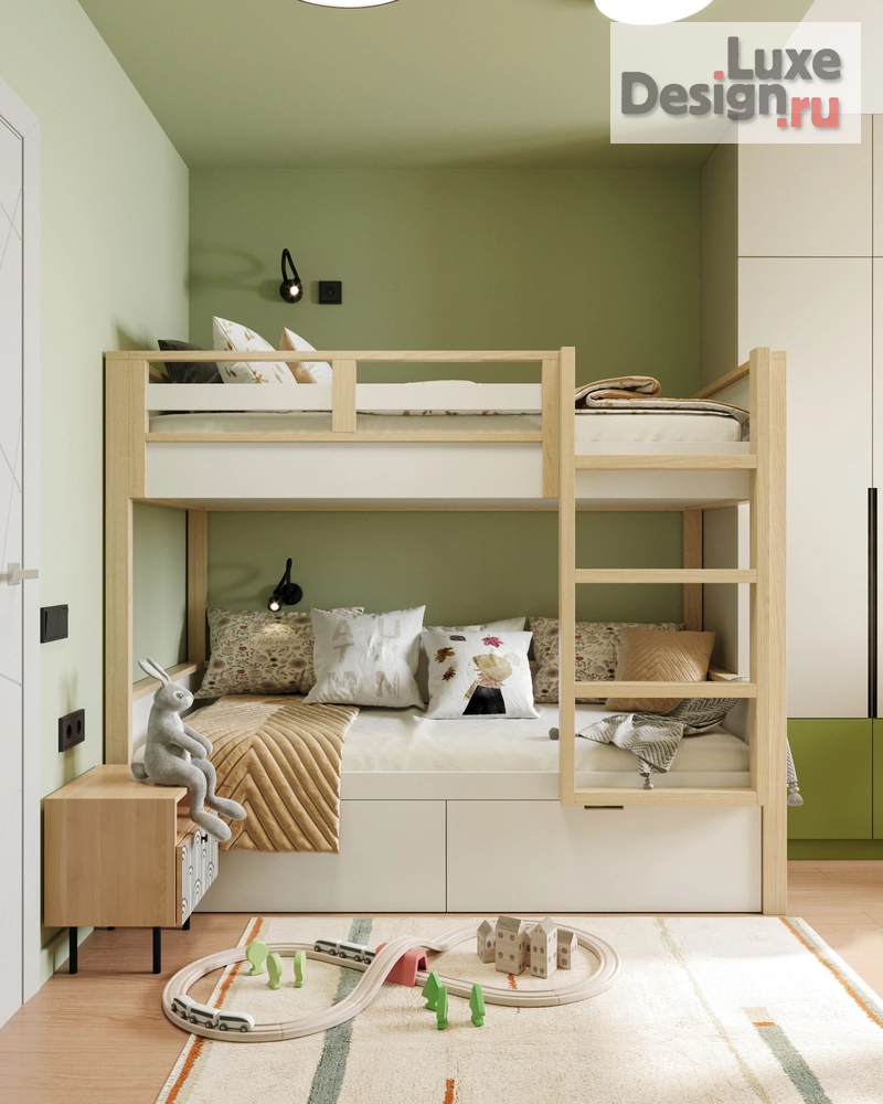 Дизайн интерьера детской "Детская для двух мальчиков" (фото 4)