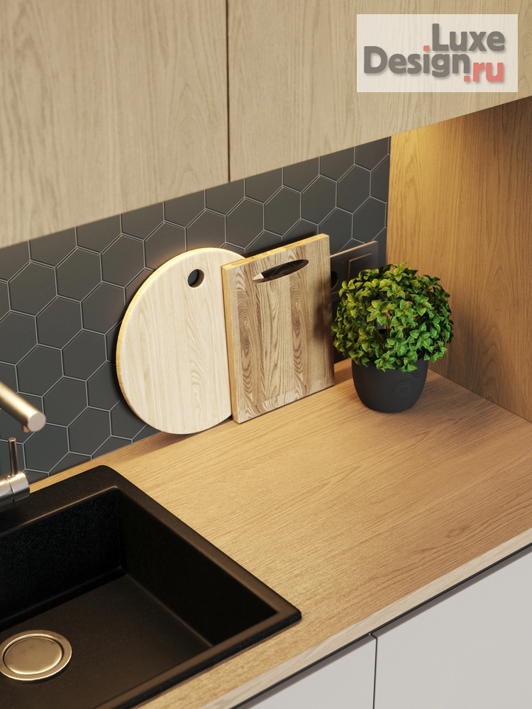 Дизайн интерьера однокомнатной квартиры "ЖК "Счастье на Семеновсой"" (фото 1)