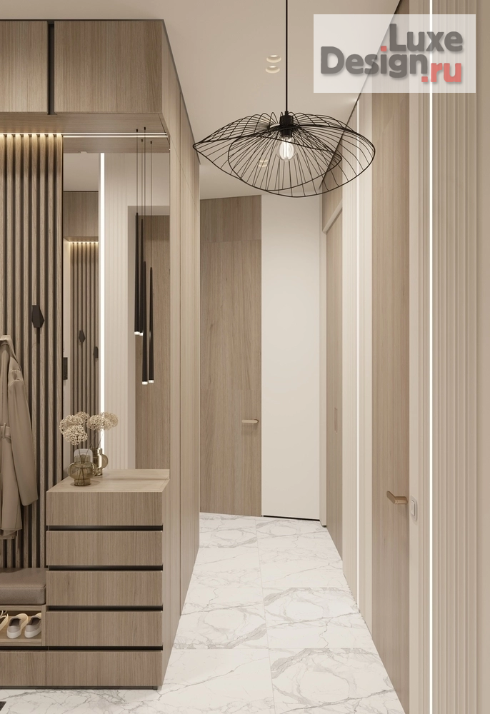 Дизайн интерьера трехкомнатной квартиры "Фактурность" (фото 27)