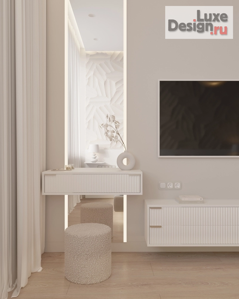 Дизайн интерьера трехкомнатной квартиры "Фактурность" (фото 17)