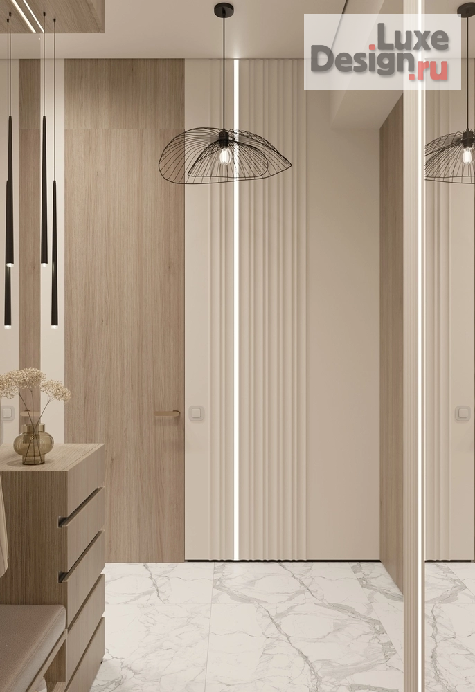 Дизайн интерьера трехкомнатной квартиры "Фактурность" (фото 30)