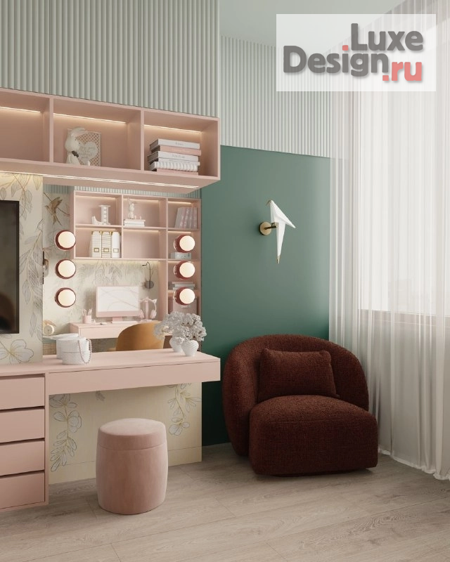 Дизайн интерьера трехкомнатной квартиры "Фактурность" (фото 11)