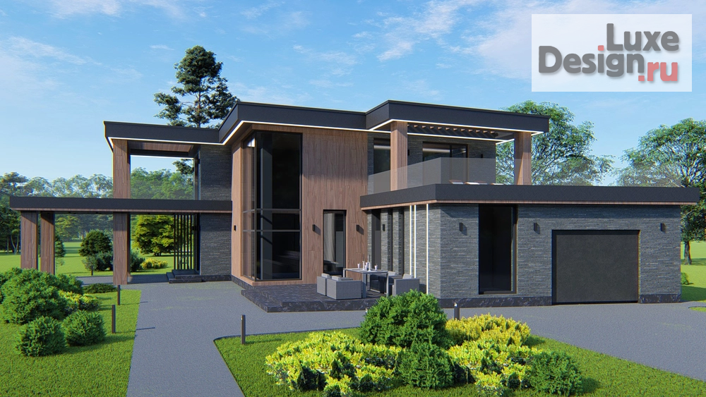 Частная архитектура "Современные прерии" (фото 4)