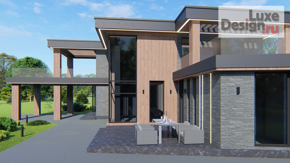 Частная архитектура "Современные прерии" (фото 5)