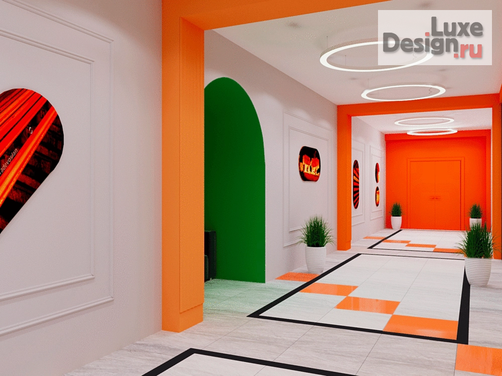 Дизайн интерьера офиса "Яркий офис" (фото 3)