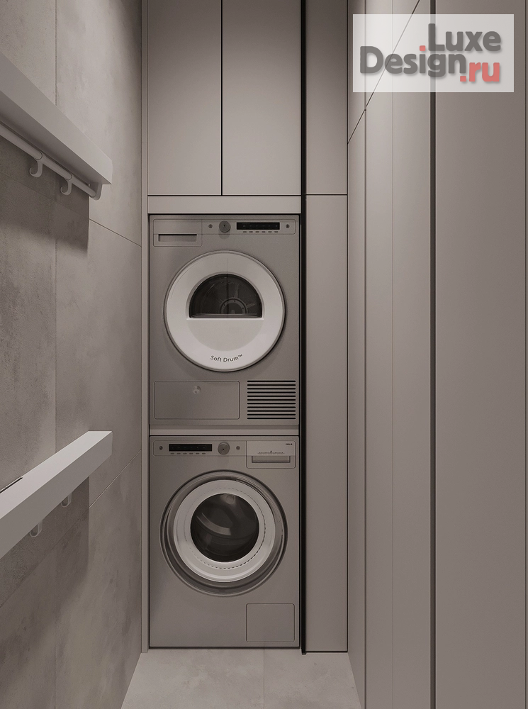 Дизайн интерьера четырехкомнатной квартиры "ЖК Отрада 150 кв.м." (фото 48)