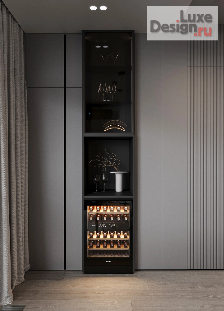 Дизайн интерьера четырехкомнатной квартиры "ЖК Отрада 150 кв.м." (фото 96)