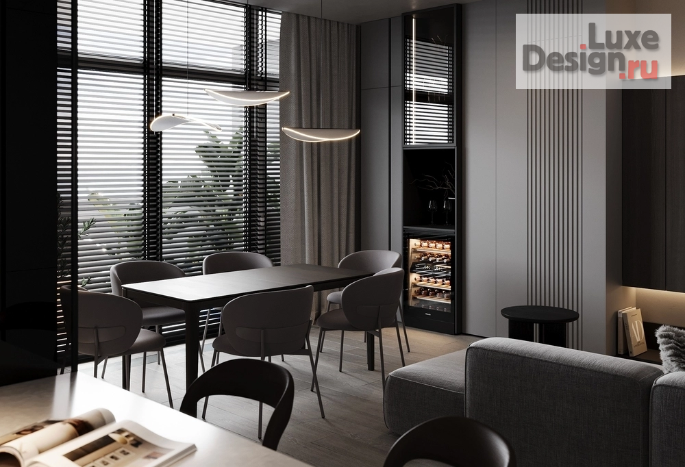 Дизайн интерьера четырехкомнатной квартиры "ЖК Отрада 150 кв.м." (фото 88)