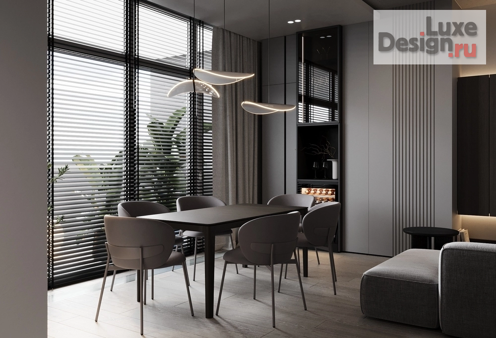 Дизайн интерьера четырехкомнатной квартиры "ЖК Отрада 150 кв.м." (фото 89)