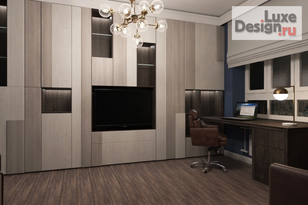 Дизайн интерьера трехкомнатной квартиры "Дизайн интерьера квартиры" (фото 8) от дизайнера Nadezhda Petrova Дизайн интерьера трехкомнатной квартиры "Дизайн интерьера квартиры" (фото 8)