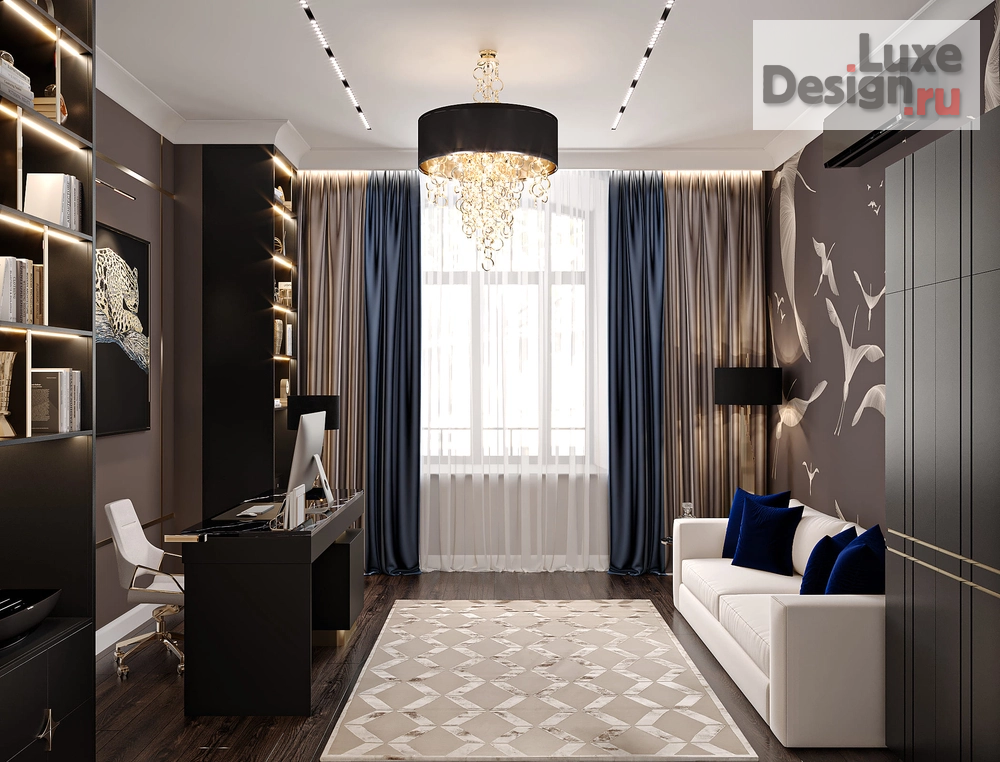 Дизайн интерьера апартаментов "BLUE INFINITY" (фото 23)