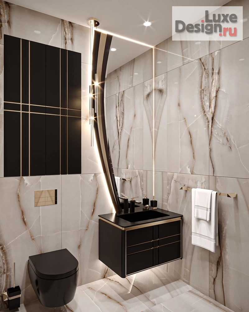 Дизайн интерьера апартаментов "BLUE INFINITY" (фото 35)