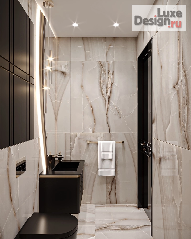 Дизайн интерьера апартаментов "BLUE INFINITY" (фото 36)