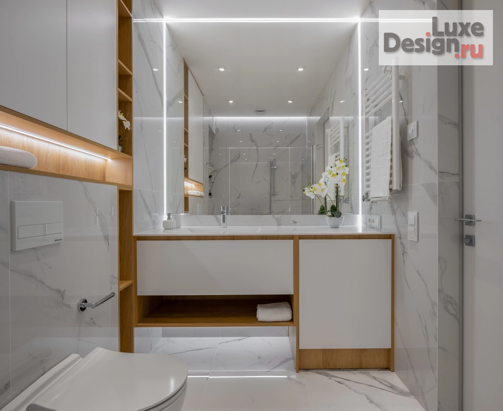 Дизайн интерьера трехкомнатной квартиры "ЖУ Форум Сити" (фото 15)