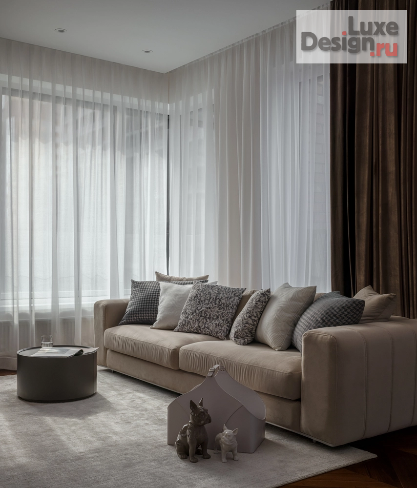 Дизайн интерьера трехкомнатной квартиры "ЖУ Форум Сити" (фото 1)