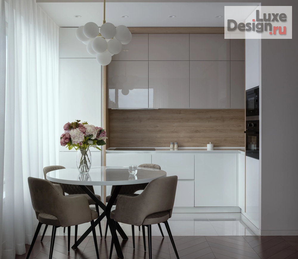 Дизайн интерьера трехкомнатной квартиры "ЖУ Форум Сити" (фото 5)