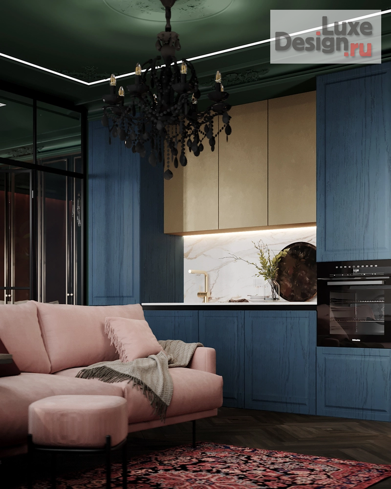 Дизайн интерьера трехкомнатной квартиры "GRANIT" (фото 4)