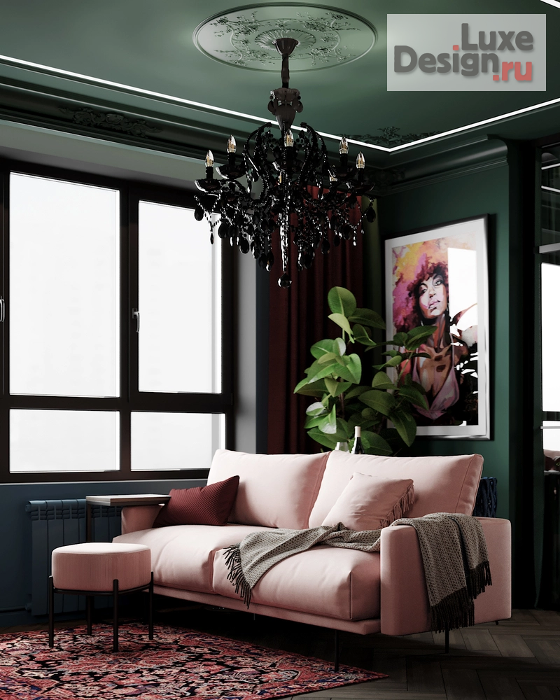 Дизайн интерьера трехкомнатной квартиры "GRANIT" (фото 5)