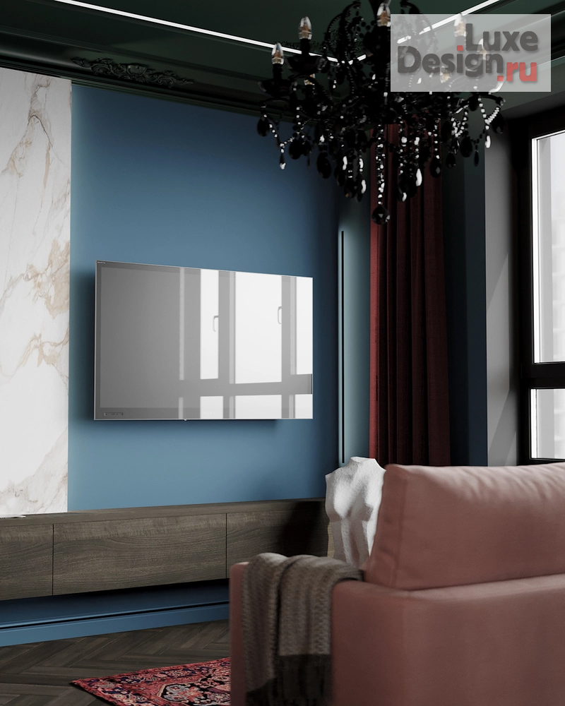 Дизайн интерьера трехкомнатной квартиры "GRANIT" (фото 8)