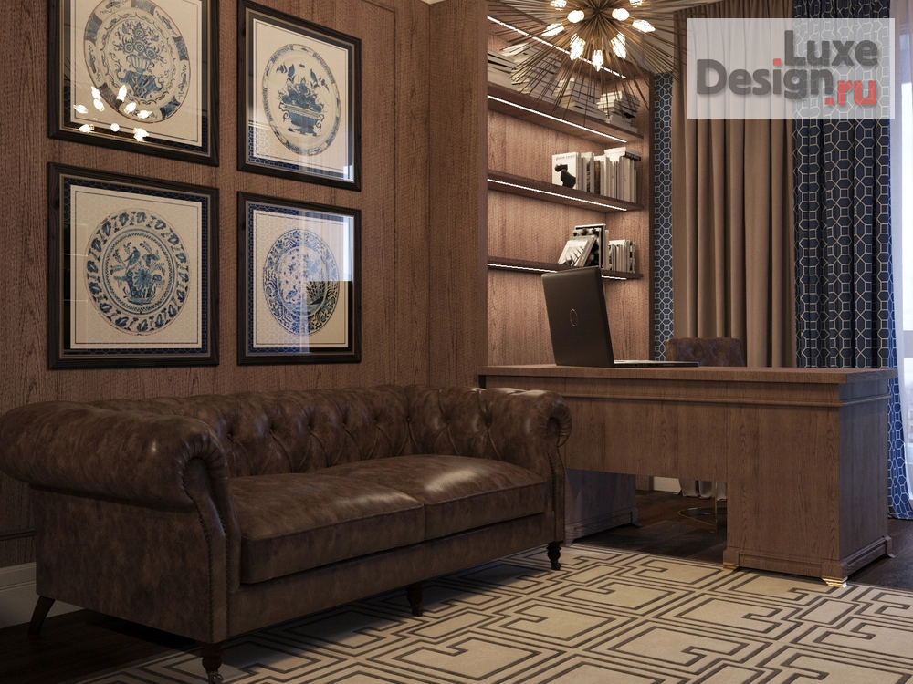 Дизайн интерьера двухкомнатной квартиры "американская стилистика 2" (фото 5) от дизайнера АФАНАСЬЕВ АЛЕКСЕЙ Дизайн интерьера двухкомнатной квартиры "американская стилистика 2" (фото 5)