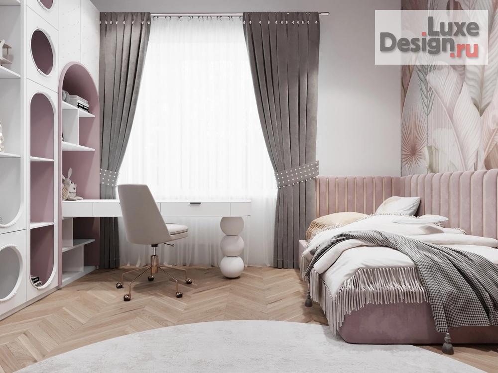 Дизайн интерьера частного дома "детская " (фото 6)