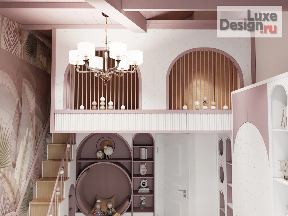 Дизайн интерьера частного дома "детская " (фото 7)