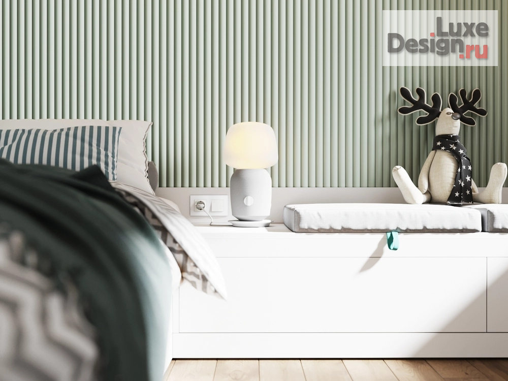 Дизайн интерьера трехкомнатной квартиры "детская " (фото 1)