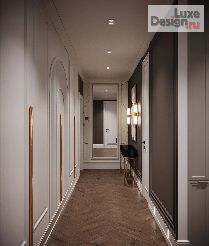 Дизайн интерьера трехкомнатной квартиры "современная классика " (фото 8)