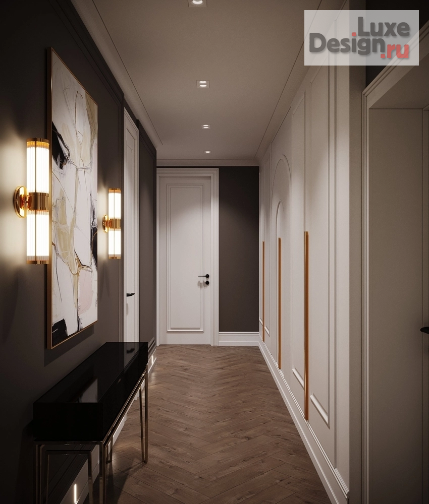 Дизайн интерьера трехкомнатной квартиры "современная классика " (фото 10)