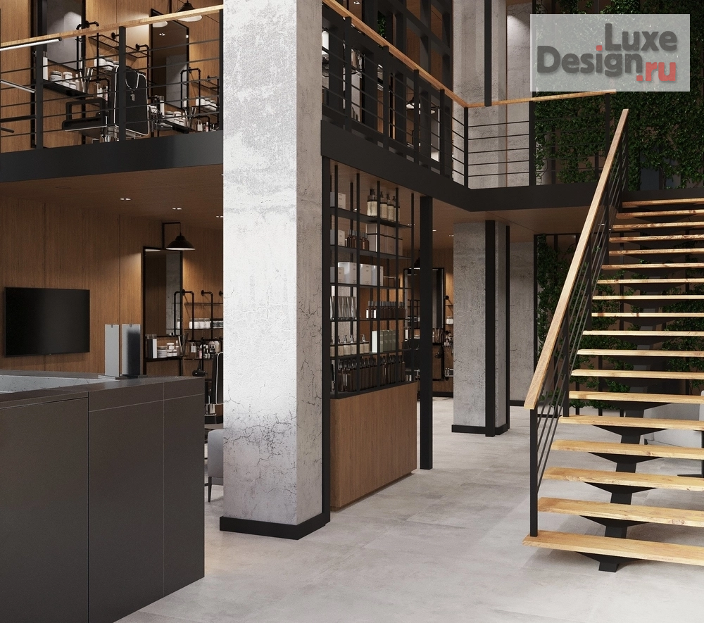 Дизайн интерьера бутика "Barber шоп " (фото 5)