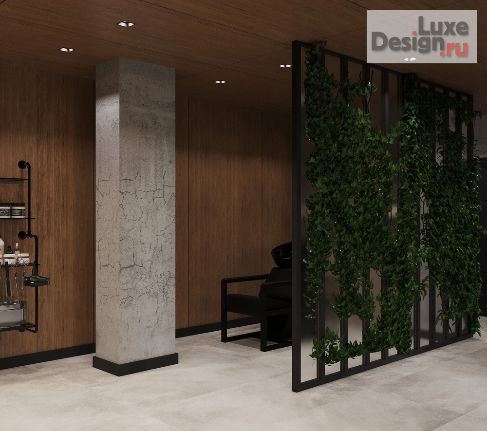 Дизайн интерьера бутика "Barber шоп " (фото 2)