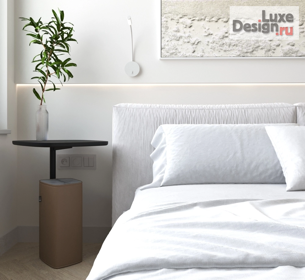 Дизайн интерьера двухкомнатной квартиры "Докучаев" (фото 13) от дизайнера Майская Екатерина Андреевна Дизайн интерьера двухкомнатной квартиры "Докучаев" (фото 13)