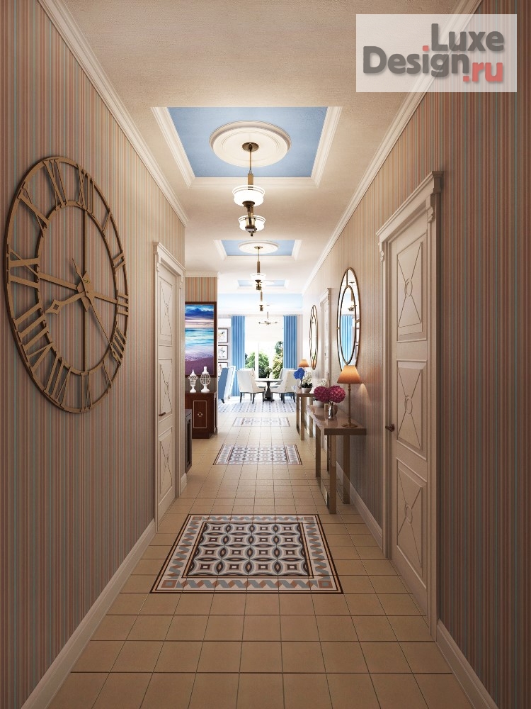 Дизайн интерьера загородного дома "Дыхание моря" (фото 11)