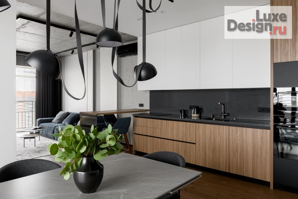 Дизайн интерьера трехкомнатной квартиры "Семейный лофт 90 кв.м." (фото 15)