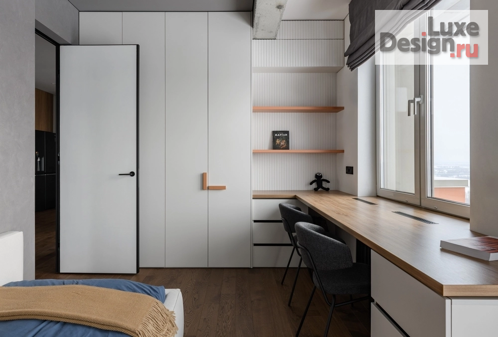 Дизайн интерьера трехкомнатной квартиры "Семейный лофт 90 кв.м." (фото 23)