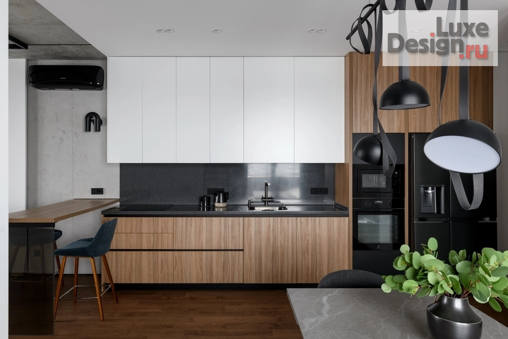 Дизайн интерьера трехкомнатной квартиры "Семейный лофт 90 кв.м." (фото 17)