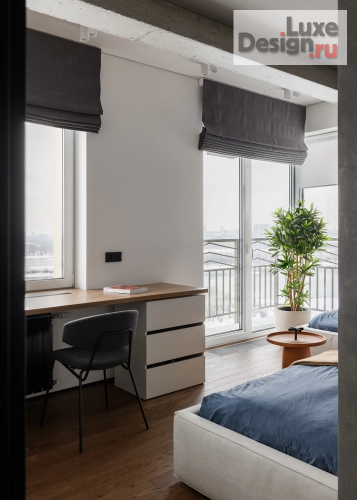 Дизайн интерьера трехкомнатной квартиры "Семейный лофт 90 кв.м." (фото 21)