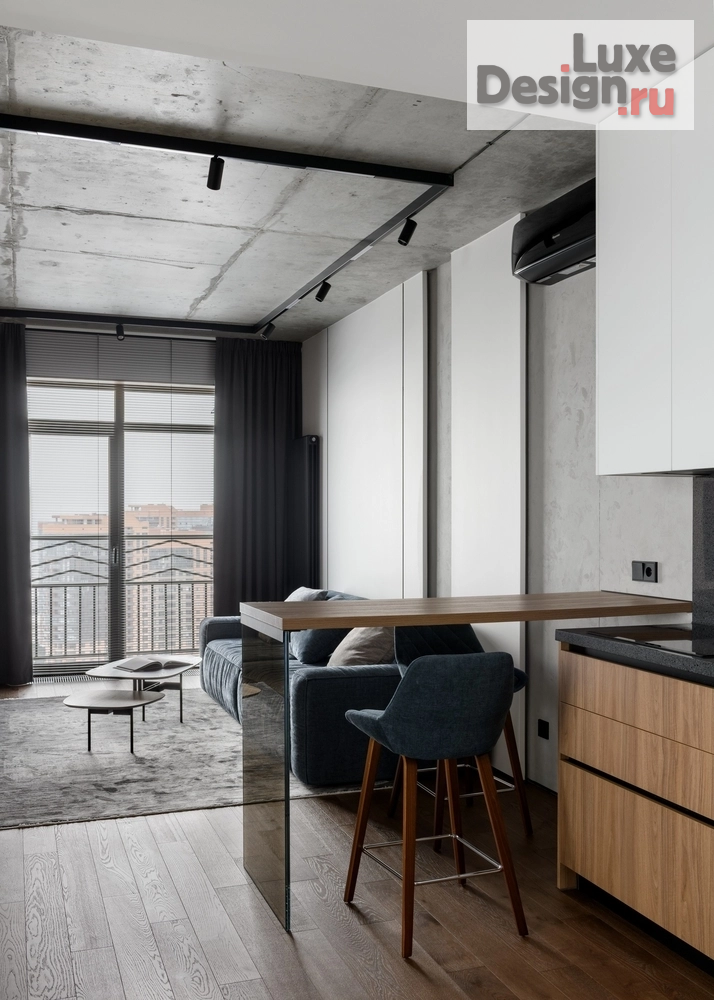 Дизайн интерьера трехкомнатной квартиры "Семейный лофт 90 кв.м." (фото 16)