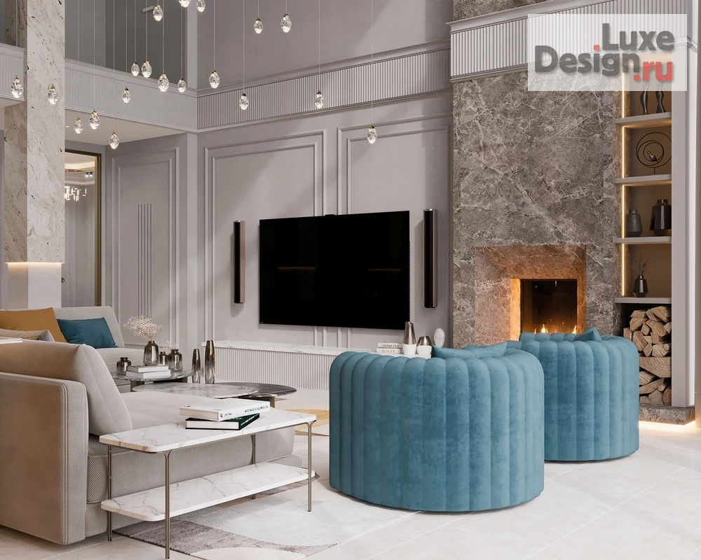 Дизайн интерьера коттеджа "ПЕСТОВО" (фото 7)