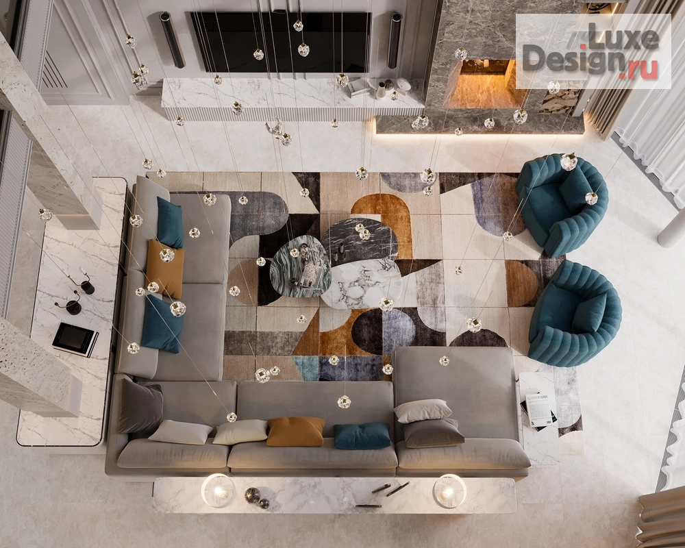 Дизайн интерьера коттеджа "ПЕСТОВО" (фото 9)