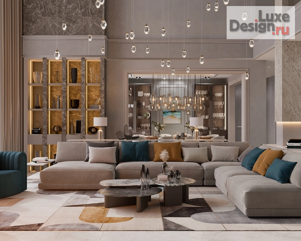 Дизайн интерьера коттеджа "ПЕСТОВО" (фото 11)