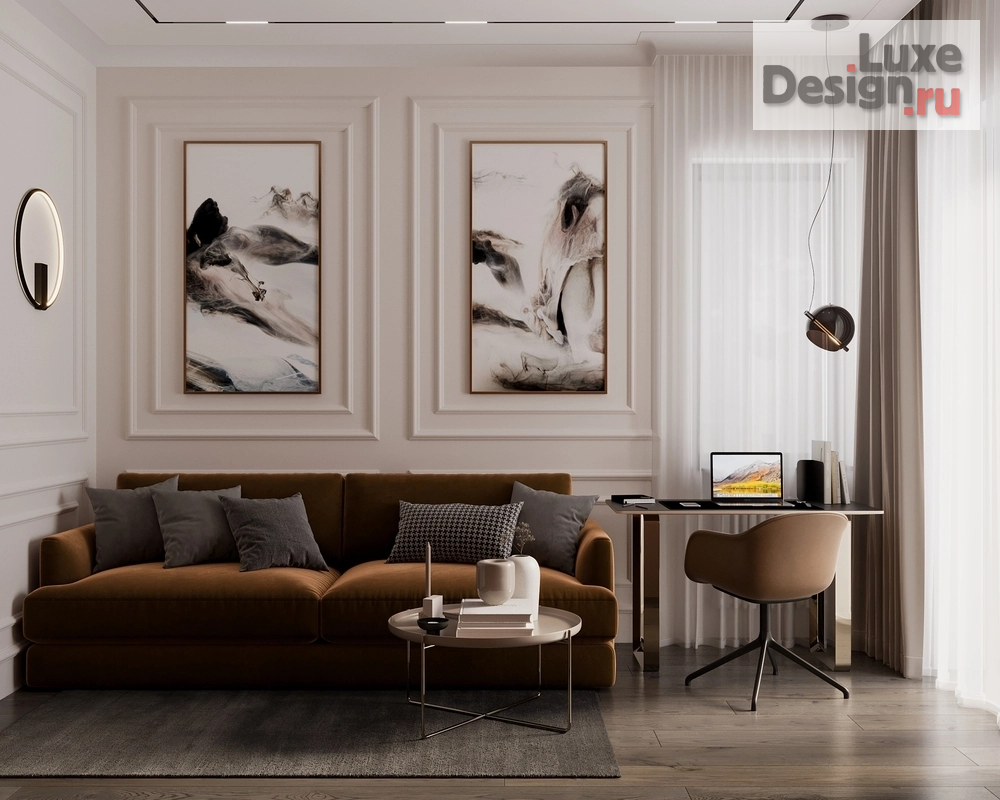 Дизайн интерьера коттеджа "ПЕСТОВО" (фото 23)