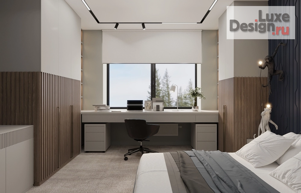 Дизайн интерьера коттеджа "ПЕСТОВО" (фото 42)