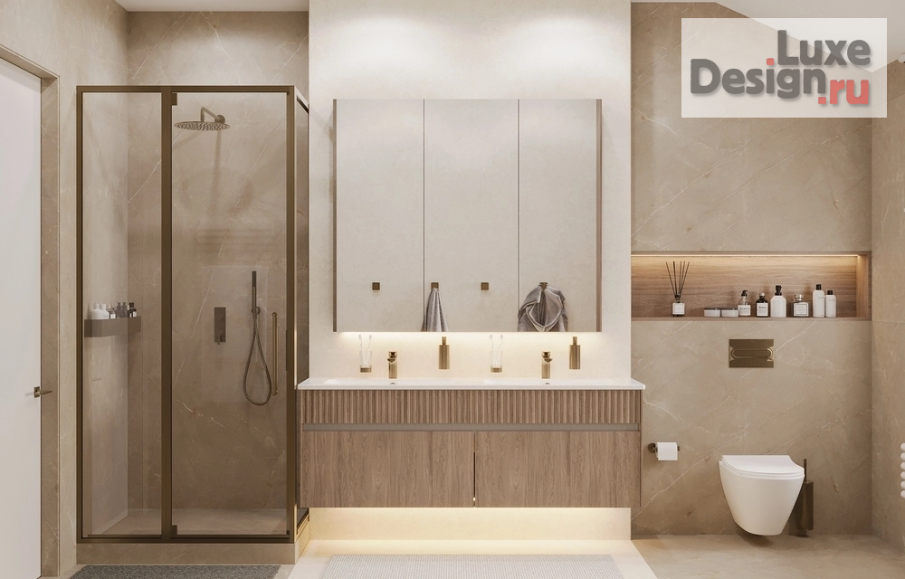 Дизайн интерьера коттеджа "ПЕСТОВО" (фото 46)